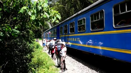 Km 104 ruta hacia Machu Picchu